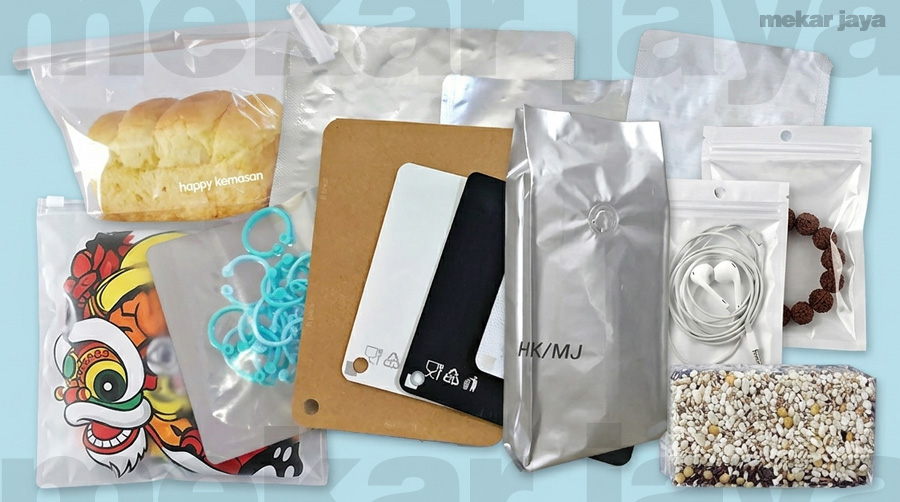 Kemasan sachet garment paper bag gusset opp drip